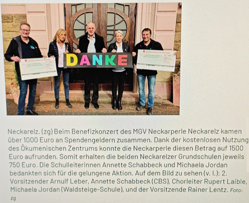 1500€ für die Grundschulen